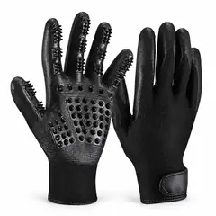 Grooming gloves, rubber, pair. Grooming and shearing tools