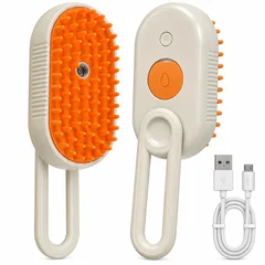 Pet spray brush, USB charging. Grooming and shearing tools