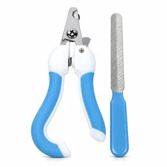 Pet nail clipper, with file. Grooming and shearing tools