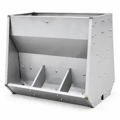 Pig feeder, stainless steel, 2 sizes. Pig farming equipment