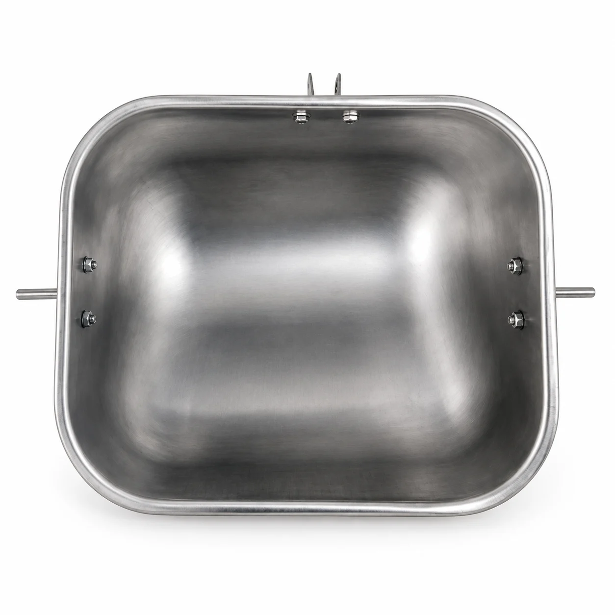 Pig feeding bowl, stainless steel. Pig farming equipment