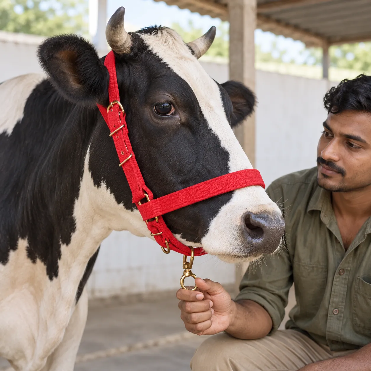 Cow halter, nylon: material Nylon.