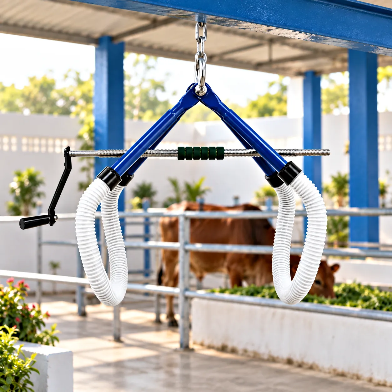Cow hip lifter: size (l x w x h) 28 x 62 x 32 cm. For cattle.