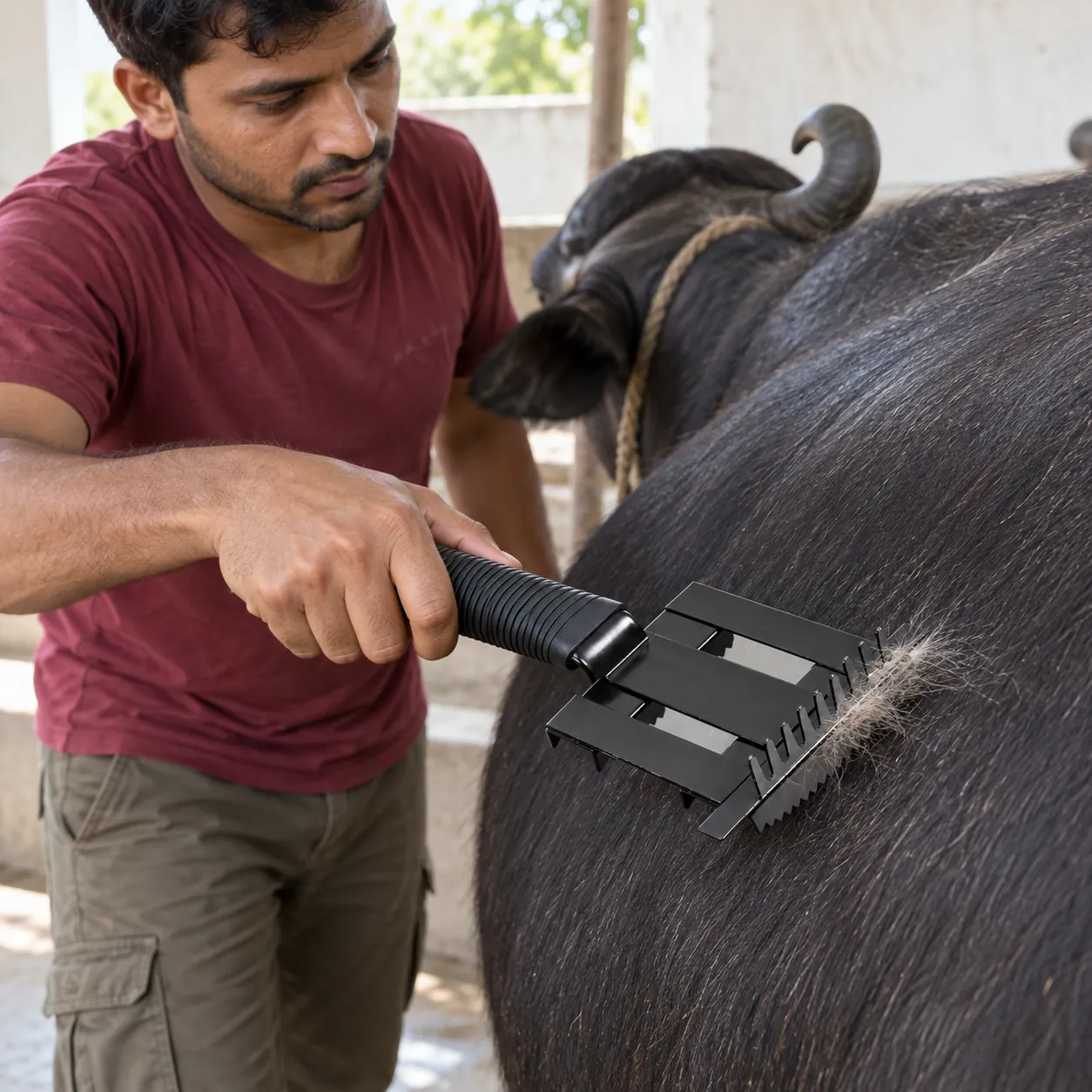 Shedding comb: For horse, cattle.
