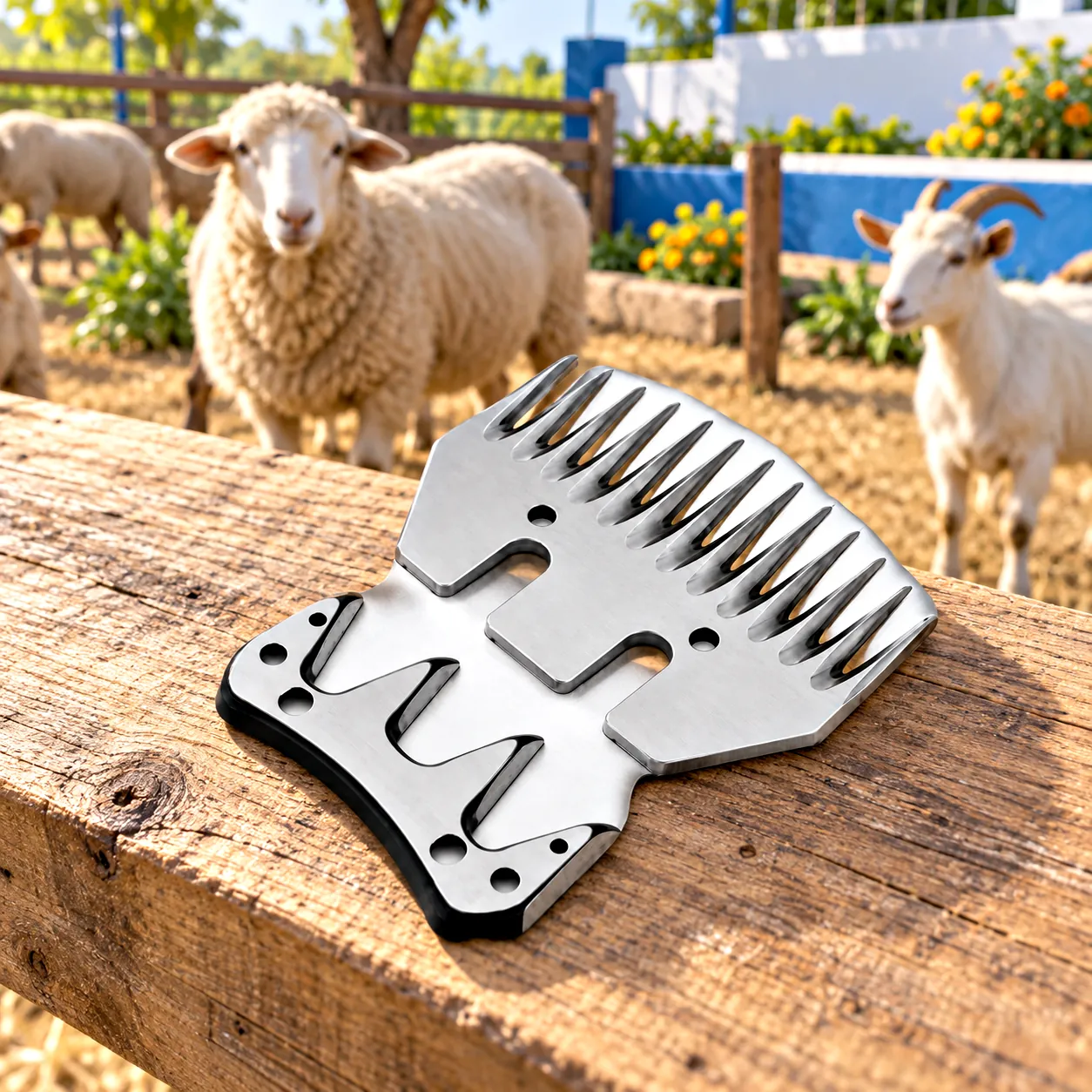 Sheep shearing blades, comb and cutter: For sheep.