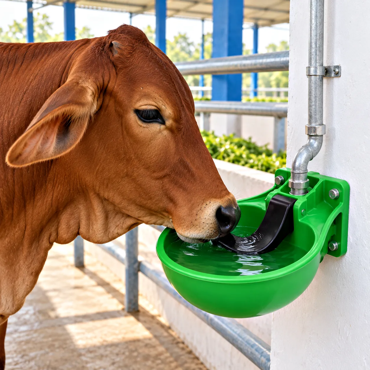 Automatic water bowl, plastic, 2 litre: material Plastic.