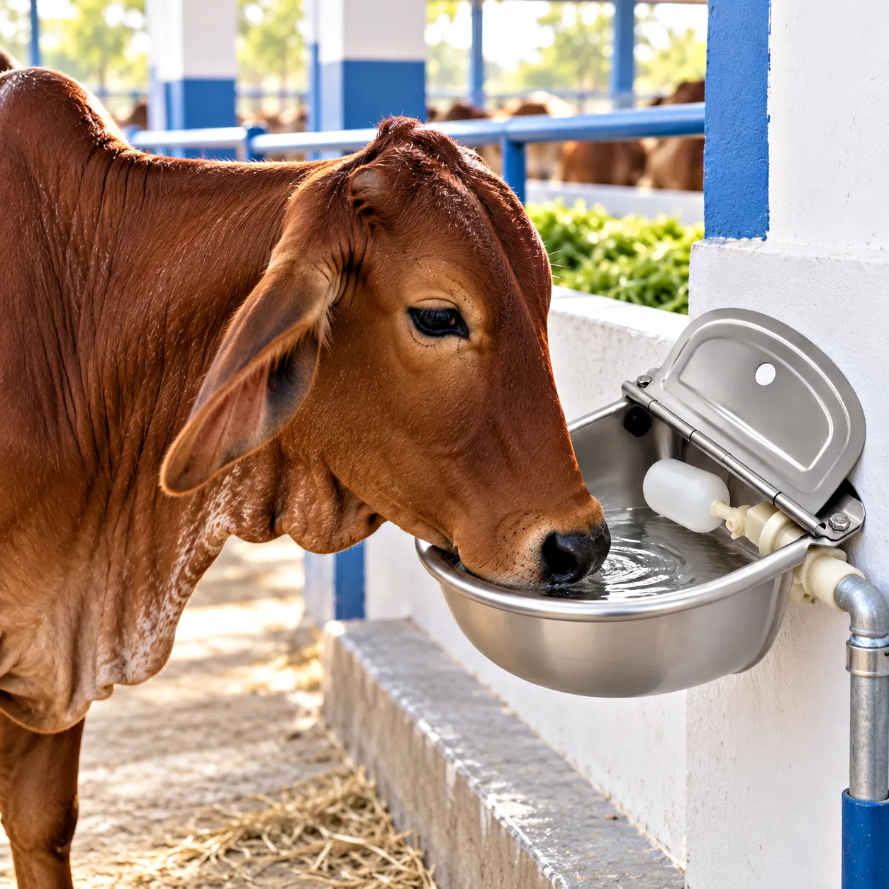Automatic water bowl, stainless steel, 3 litre: material Stainless Steel.