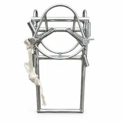 Sheep head holder, steel frame. Cattle handling tools