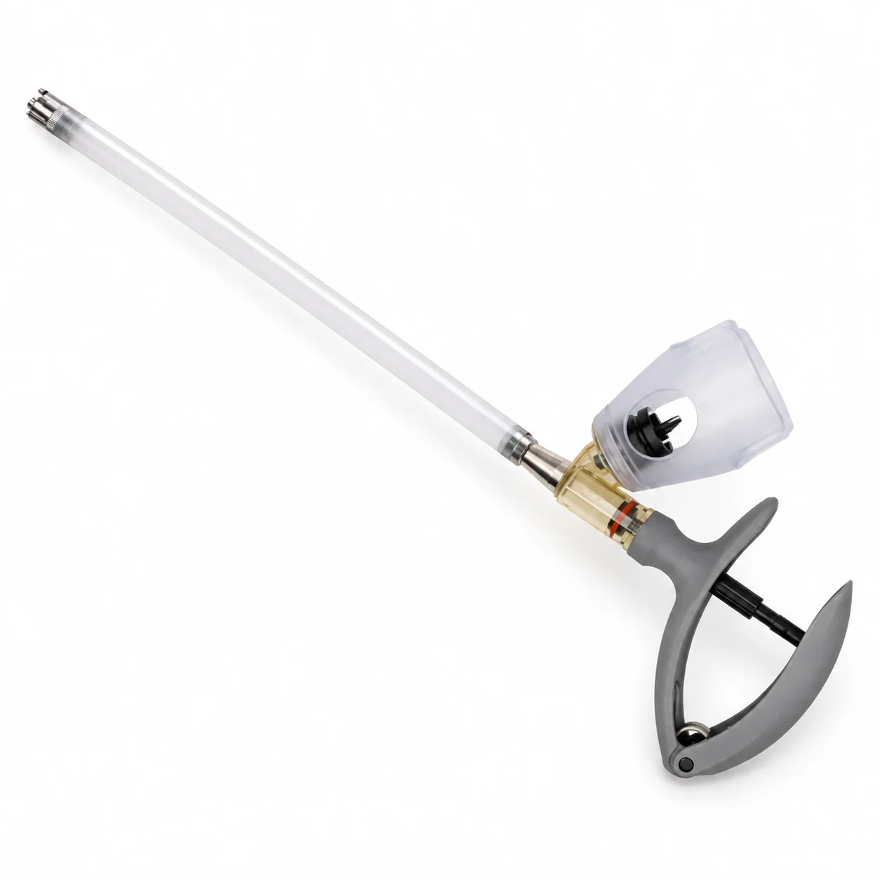 Vaccinator extension rod. Drenching guns and veterinary syringes