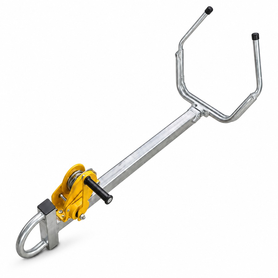 Calf puller, winch type. Calving and castration tools