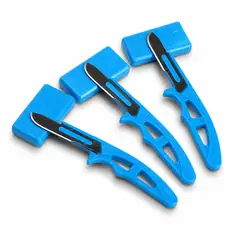 Castration knife, set of 3. Calving and castration tools
