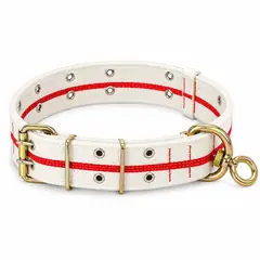 Cow neck belt, heavy, white, 1.3 m. Cattle handling tools