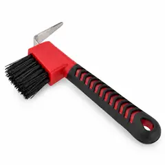 Hoof pick, with brush. Grooming and shearing tools