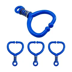 Nose clip, non-piercing, blue, pack of 4. Cattle handling tools. In Hindi it is called nath or nakel.