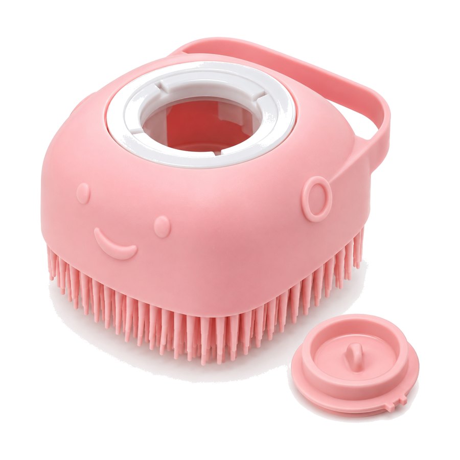 Pet bath brush, silicone. Grooming and shearing tools