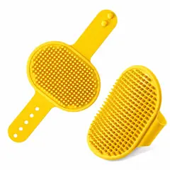 Pet curry brush, rubber. Grooming and shearing tools