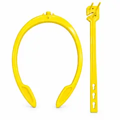 Sow insemination saddle, with holder. Pig farming equipment