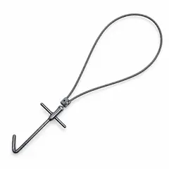 Pig snare, stainless steel, 65 cm. Pig farming equipment
