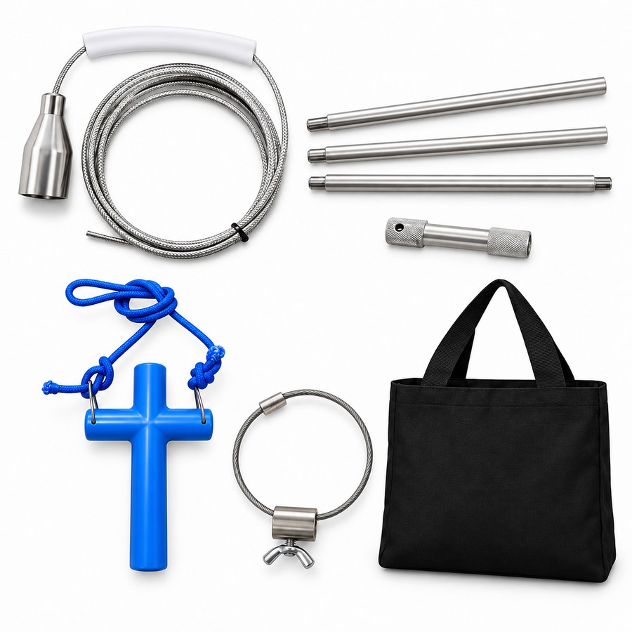 Rumen iron extractor, magnetic. Veterinary equipment and wound care