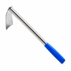 Weeding hoe, stainless steel, 35 cm. Khurpi and garden hand tools. In Hindi it is called khurpi.